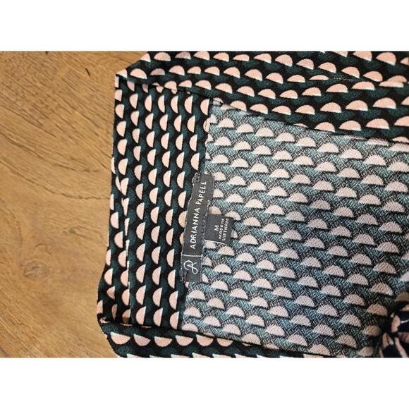 Adrianna Papell Patterned Blouse with Unique Neckline 872 - Picture 5 of 6